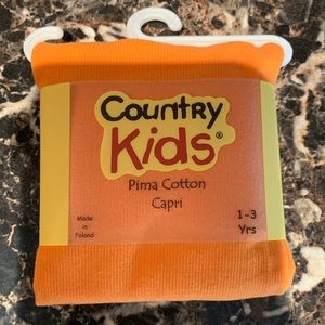 Country kids cotton capris leggings